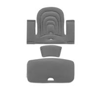hauck Cojín Trona Bebé 3 Piezas - Compatible con Reductor de Asiento para Alpha+ Beta+ y Arketa (No Incluido) - Certificado OEKO-TEX® - Algodón Acolchado y Suave - Resistente y Lavable - Gris