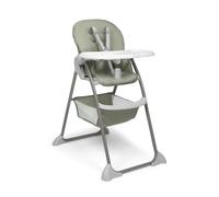 hauck Sit N Fold - Trona Plegable para Bebé y Niños desde 6 Meses hasta 15 kg | Silla de Comer Ergonómica con Arnés 5 Puntos - Respaldo y Bandeja Ajustables - Gran Cesta