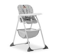 hauck Sit N Fold - Trona Plegable para Bebé y Niños desde 6 Meses hasta 15 kg | Silla de Comer Ergonómica con Arnés 5 Puntos - Respaldo y Bandeja Ajustables - Gran Cesta