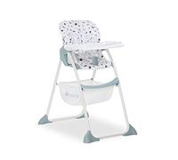 hauck Sit N Fold - Trona Plegable para Bebé y Niños desde 6 Meses hasta 15 kg | Silla de Comer Ergonómica con Arnés 5 Puntos - Respaldo y Bandeja Ajustables - Gran Cesta