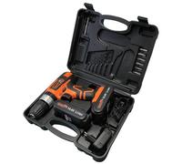 Haukka Taladro Percutor Atornillador 14,4V Li 1,3Ah con 2 Baterías