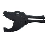 HAUPA Cortatubos para PVC 0+63 - Herramientas de corte - Aluminio - Herramienta Profesional de Alta Precisión para Trabajos Eléctricos - Diseño Ergonómico con Empuñadura Antideslizante
