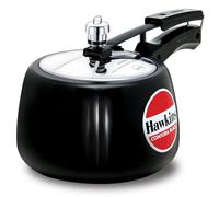 Hawkins Contura Hard Anodized Aluminium Pressure Cooker, 3 Litres, Black