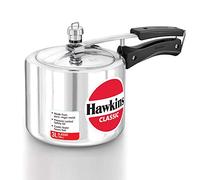 Hawkins Olla a presión clásica CL3T – 3 litros, diseño alto, tapa interior, plateada