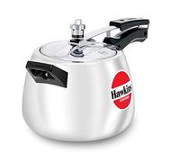 Hawkins Olla a presión Contura de 4 litros, olla Handi con tapa interior, color plateado (HC40)
