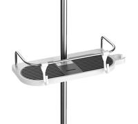 Hawsam Sin Taladrar Estante de Ducha para Barra de Ducha - Estantería de Baño para el Champú, Ajuste 19mm-25mm Riel