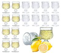 Hay 16 juegos de copa de vino, 50 ml/1.75 onzas, y la cena de fiesta y la cristalería para beber se usan para Whiteland, copas de vino cordiales, copa de whisky/lobby vaso de vino/copa de vino Xueli