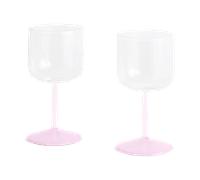 HAY 2 Copas de vino Tint 25 lear-jade light pink-light pink