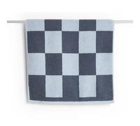 HAY Alfombra de baño Check 50x90 cm Steel blue