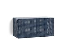 HAY Armario de pared Perforated Cabinet smalll Steel blue
