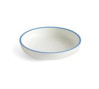 HAY Bol para servir Sobremesa L Ø25 cm White-blue