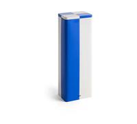 HAY Bote de almacenamiento Tin Container Slim Slim blue-off white