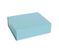 HAY Caja con tapa Colour Storage L 34.5x41.5 cm Ocean blue