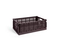 HAY Cesta Colour Crate L 34.5x53 cm Bordeaux