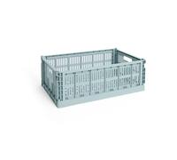 HAY Cesta Colour Crate L 34.5x53 cm Dusty blue