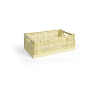 HAY Cesta Colour Crate L 34.5x53 cm Light yellow