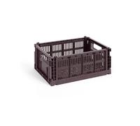 HAY Cesta Colour Crate M 26.5x34.5 cm Bordeaux
