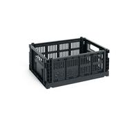 HAY Cesta Colour Crate M 26.5x34.5 cm Charcoal