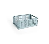 HAY Cesta Colour Crate M 26.5x34.5 cm Dusty blue