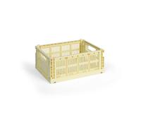 HAY Cesta Colour Crate M 26.5x34.5 cm Light yellow