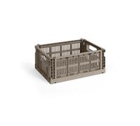 HAY Cesta Colour Crate M 26.5x34.5 cm Warm grey