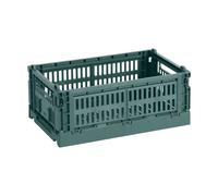 HAY Cesta Colour Crate S 17x26.5 cm Dark green