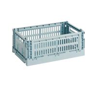 HAY Cesta Colour Crate S 17x26.5 cm Dusty blue