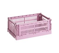 HAY Cesta Colour Crate S 17x26.5 cm Dusty rose