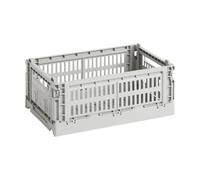 HAY Cesta Colour Crate S 17x26.5 cm Light grey