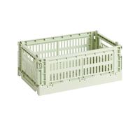 HAY Cesta Colour Crate S 17x26.5 cm Mint