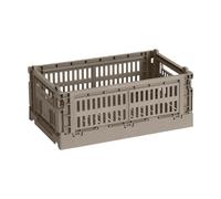 HAY Cesta Colour Crate S 17x26.5 cm Warm grey