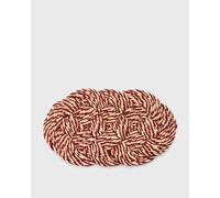 HAY Coco Door Mat Swirl men Home deco red tamaño: ONE SIZE