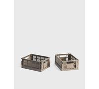 HAY Colour Crate Mini Set of 2 men Home deco grey tamaño: ONE SIZE