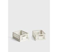 HAY Colour Crate Mini Set of 2 men Home deco white tamaño: ONE SIZE
