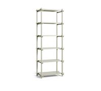 HAY Estantería Woody Column Beech-smokey grey. alto