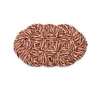 HAY Felpudo Coco 40x80 cm Swirl burdeos-off white