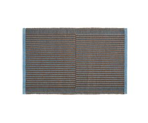 HAY Felpudo Tapis 60x95 cm Chestnut-blue