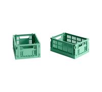 HAY HAY Colour Crate Mini 2-pack 13x17 cm Dark mint