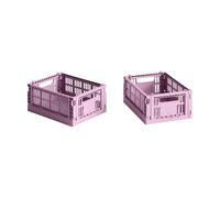 HAY HAY Colour Crate Mini 2-pack 13x17 cm Dusty rose