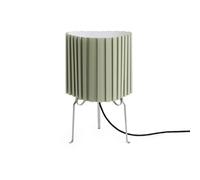 HAY Lámpara de mesa Canelé Almond green