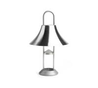 HAY Lámpara de mesa portátil Mousqueton Brushed stainless steel