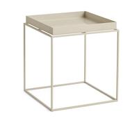 HAY Mesa auxiliar con bandeja Tray Table medium Warm beige. 40x40x44 cm