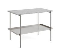 HAY Mesa auxiliar Rebar 75x44x55 cm Grey marble-fossil