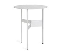 HAY Mesa auxiliar Shim coffee table Ø45 cm Silver grey
