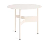 HAY Mesa auxiliar Shim coffee table Ø54 cm Eggshell