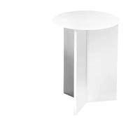 HAY Mesa auxiliar Slit high Ø35 cm White