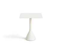 HAY Mesa cuadrada de café 65x65 cm Palissade Cone Cream white