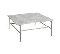 HAY Mesa de centro Rebar 80x84x33 cm Grey marble-fossil
