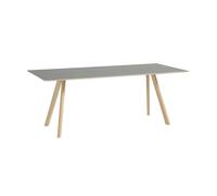 HAY Mesa de comedor CPH30 2.0. 90x200 cm Linóleo gris-roble lacado