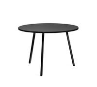 HAY Mesa de comedor Loop Stand redonda Black linoleum-black. Ø105 cm